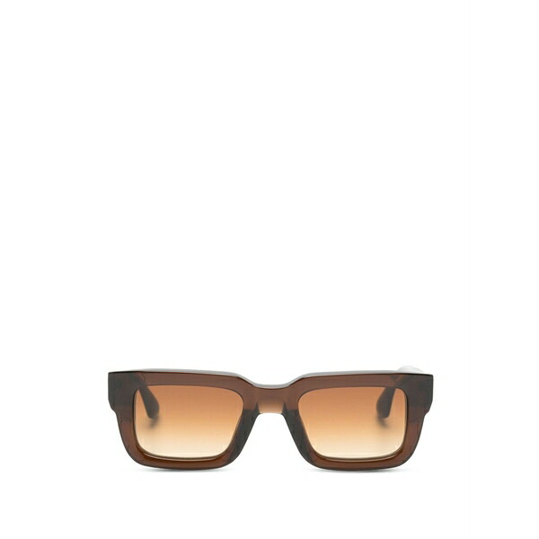 チミ メンズ サングラス・アイウェア 付属物 Core05 rectangle-frame sunglasses Brown