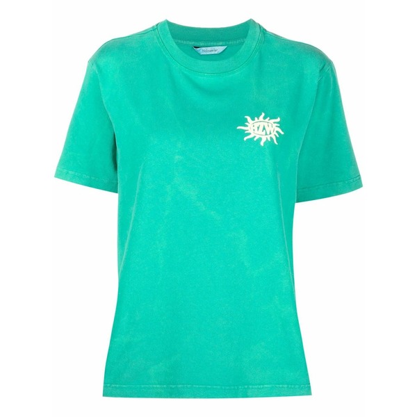 ホルツワイラー レディース プルオーバー トップス Graphic-print short-sleeved t-shirt Green