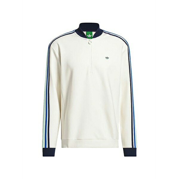 アディダス メンズ パーカー・スウェットシャツ アウター Originals 3-stripes sweatshirt Neutrals
