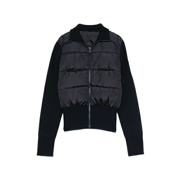 カナダグース レディース 上衣＆上衣 アウター Quilted knit jacket Blue