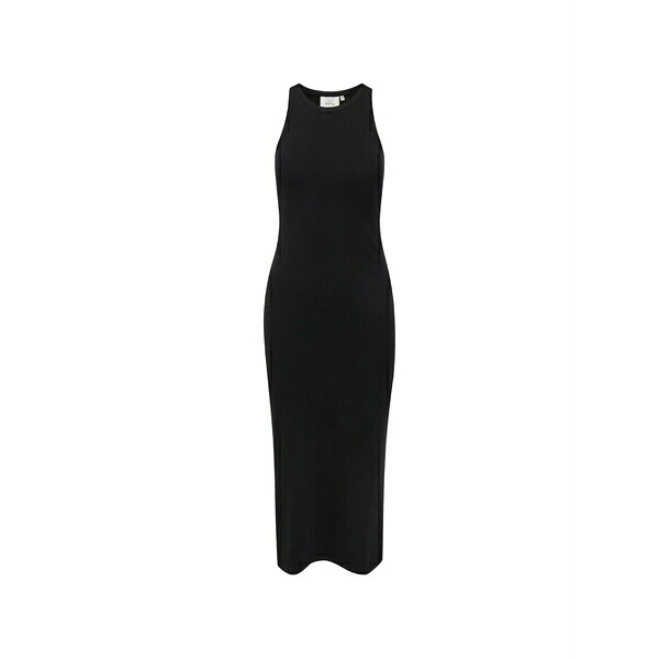 ゲタス レディース 衣裳 トップス Drewgz ribbed-knit maxi dress Black