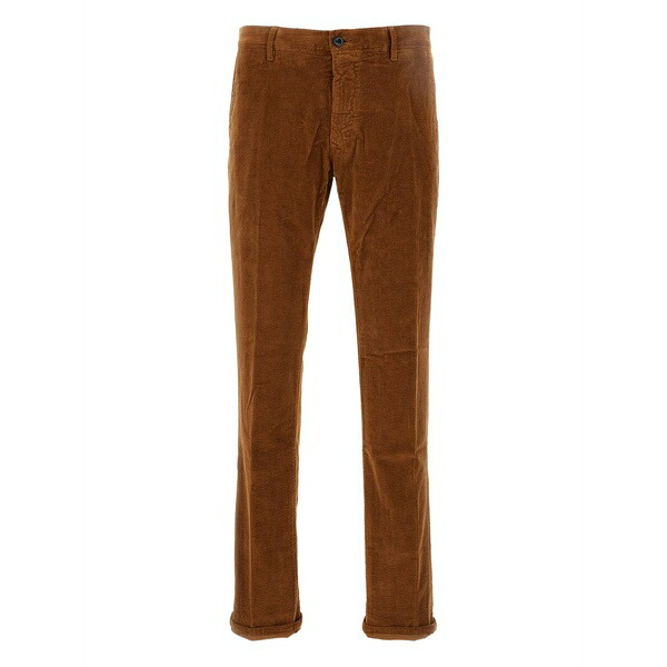 インコテックス メンズ 心地よいズボン下 ボトムス Corduroy trousers Brown