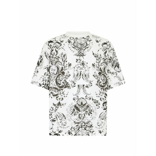 ロベルトカヴァリ メンズ ティーシャツ トップス Floral-print t-shirt White