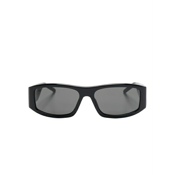 カサブランカ メンズ サングラス・アイウェア 付属物 Rectangle-frame sunglasses Black