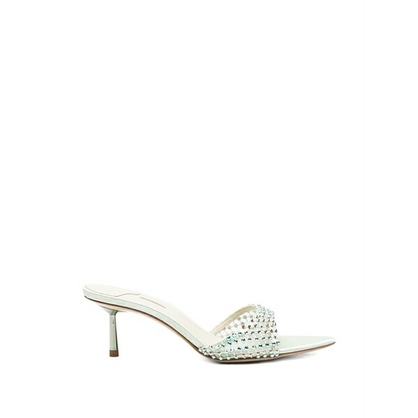 ル シラ レディース サンダル シューズ Embellished-strap sandals Green