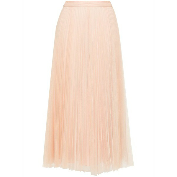 ツイン書き割り レディース スコート ボトムス Logo-plaque MIDI skirt Neutrals