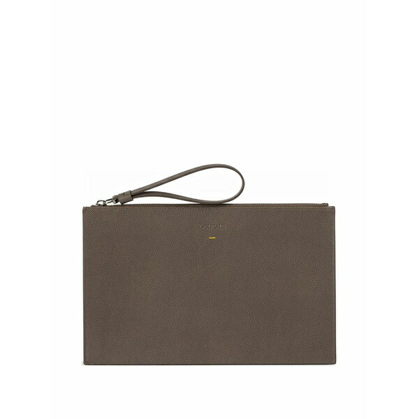 ドンカルズ メンズ 銭入れ 添え物 Leather document pouch Grey