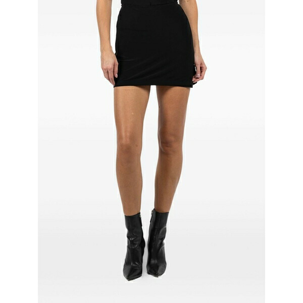 ノーマカマリ レディース スコート ボトムス Side-slit mini skirt Black