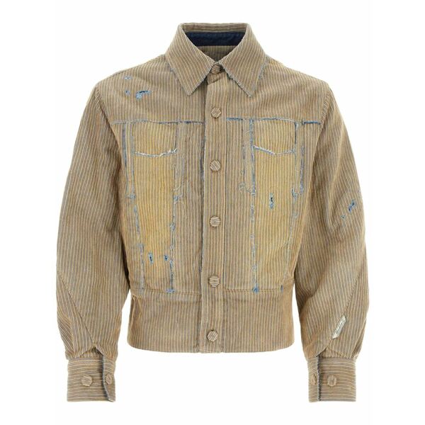アーダーエラー メンズ 上衣＆上衣 アウター Carid aging trucker jacket Neutrals