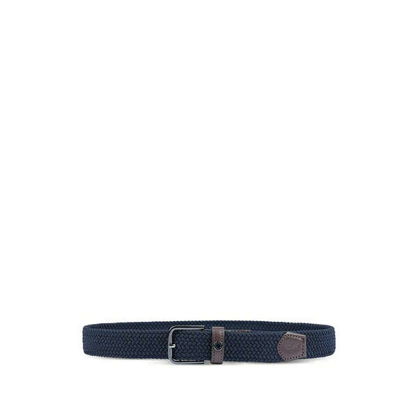 ポールアンドシャーク メンズ ベルト アクセサリー Braided belt Blue｜asty
