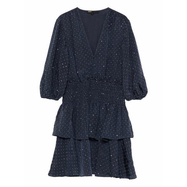 マージュ レディース 衣裳 トップス Crystal-embellished v-neck mini dress  Blue
