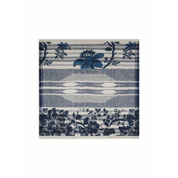 ピエール＝ルイ・マシア メンズ えり巻き・袈裟・えり巻き 付属物 Molare floral-geometric scarf Blue