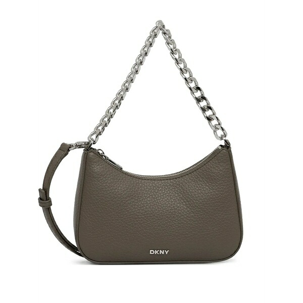 ダナ キャラン ニューヨーク州 レディース ショルダーバッグ 御徒面子 Jenna chain-embellished cross body bag  Green
