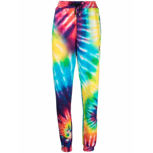 フィリップ飾り気の無い レディース 心地よいズボン下 ボトムス Tie dye print track pants  Blue