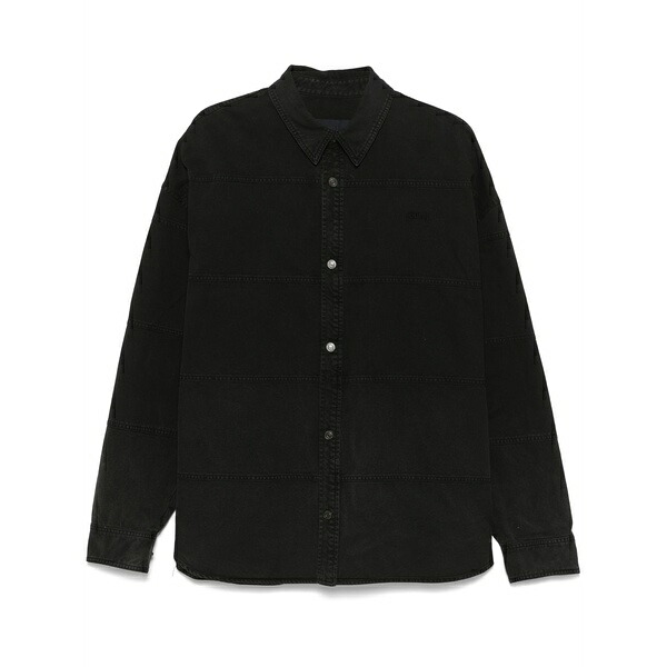 ジュン・ジー メンズ プルオーバー トップス Denim shirt Black