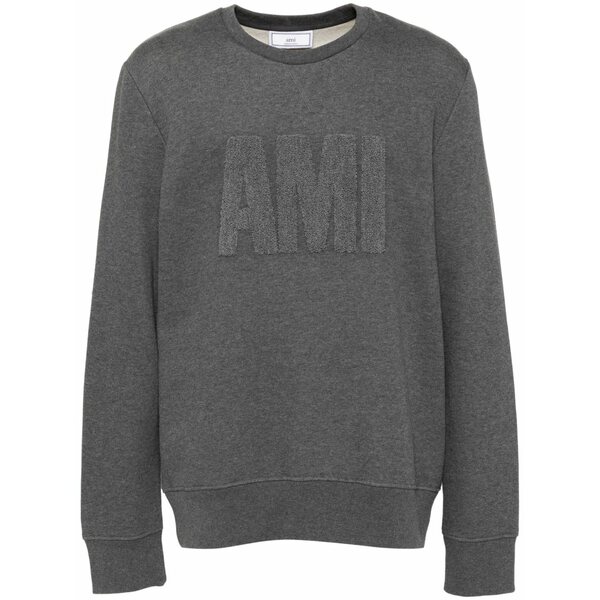意中の女 メンズ パーカー・スウェットシャツ アウター Logo patch sweatshirt Grey