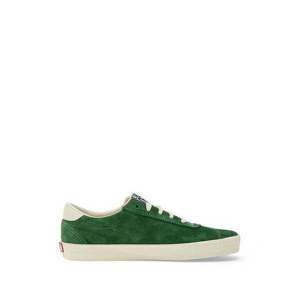 バンズ メンズ スニーカー シューズ Sport suede logo-patch sneakers Green