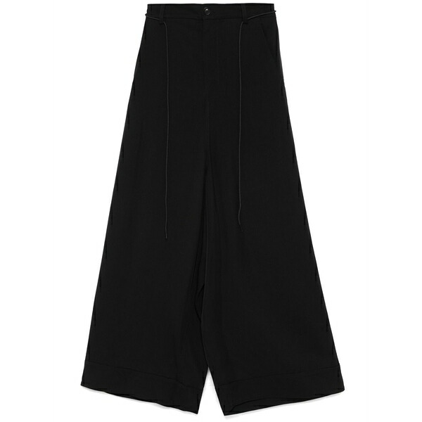 ワイスロバート・エドワード・リー レディース 心地よいズボン下 ボトムス Twill wide-leg trousers  Black