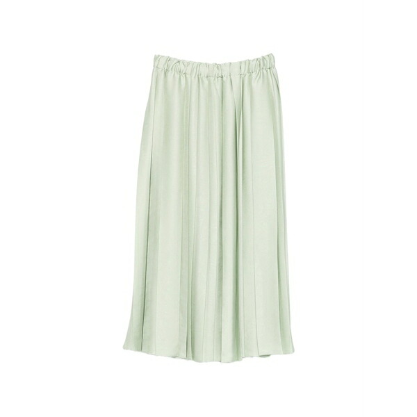 ティビ レディース スコート ボトムス Pleated elasticated-waist MIDI skirt Green