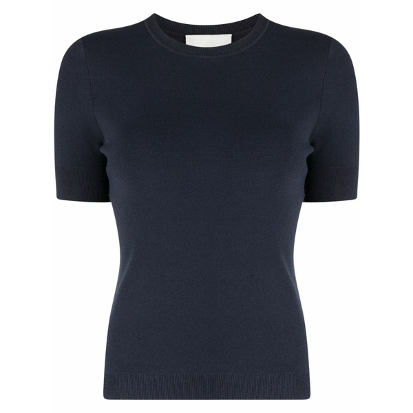 スリーワンフィリップリム レディース ティーシャツ トップス Crepe-texture short-sleeve top  Blue
