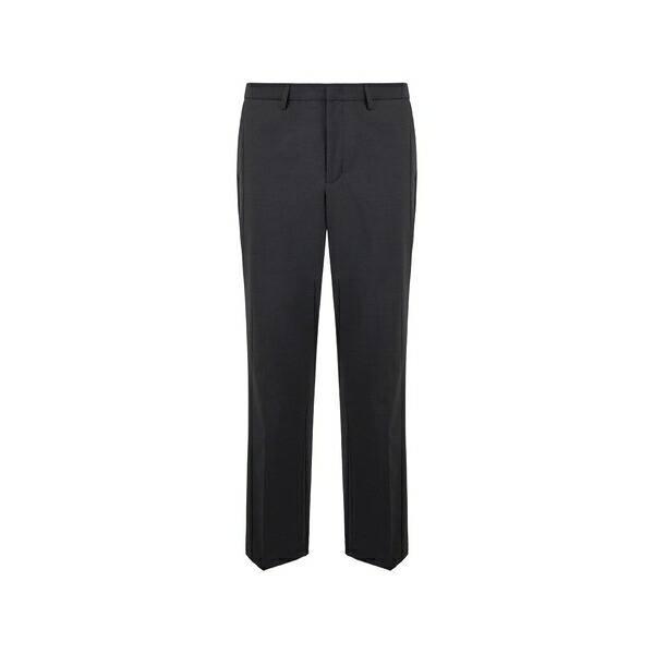 デパートメントファイブ メンズ カジュアルパンツ ボトムス Belt-loops button-fastening trousers Grey|asty