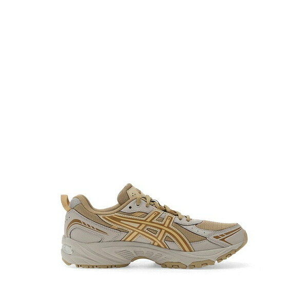 アシックス メンズ スニーカー シューズ Gel-ventx panelled sneakers Brown