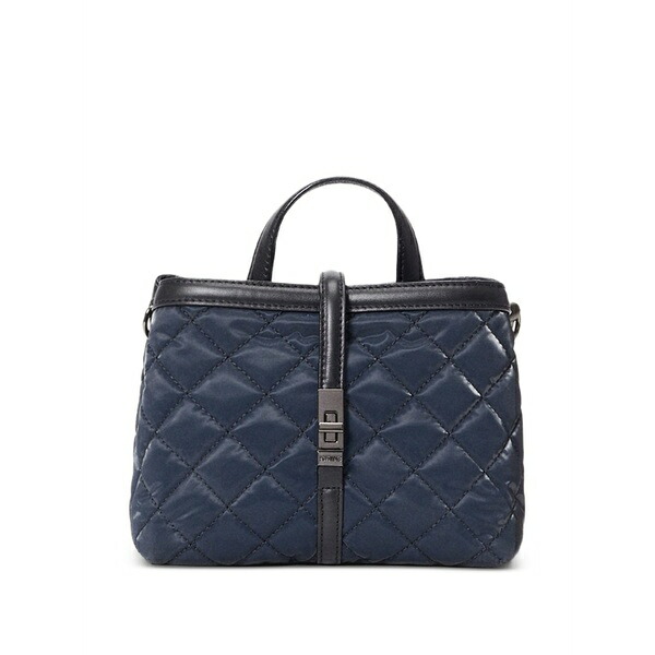 エムジーウォレス レディース ハンドバック 御徒面子  astor mini quilted top handle crossbody Blue