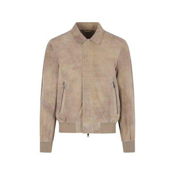 ジョルジオ ブラット メンズ 上衣＆上衣 アウター Suede jacket Neutrals