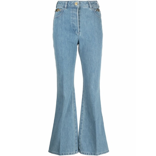 ジャンパトゥ レディース ジーンズズボン下 ボトムス Belt-loop buttoned jeans Blue