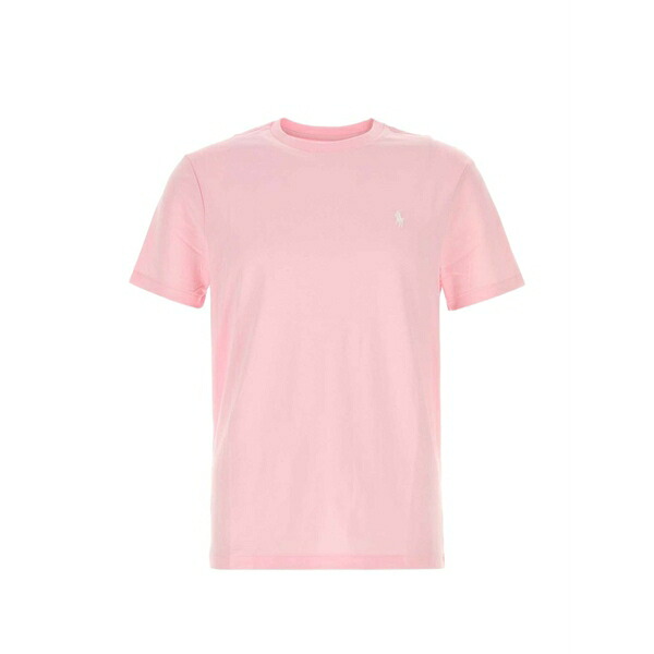 ラルフローレン メンズ ティーシャツ トップス Embroidered-logo cotton t-shirt Pink