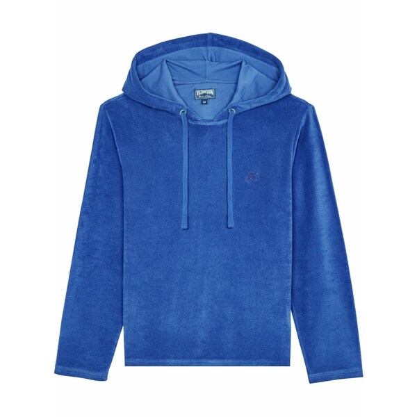 ヴィルブレクイン メンズ パーカー・スウェットシャツ アウター Terrycloth hoodie Blue