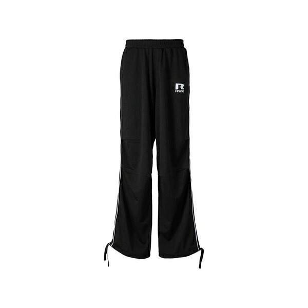 ルード メンズ 心地よいズボン下 ボトムス Drawstring track pants Black