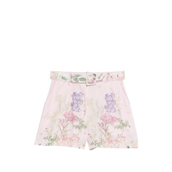 チャロ ルイス イビザ レディース 心地好いズボン下 ボトムス Floral-print belted shorts Pink