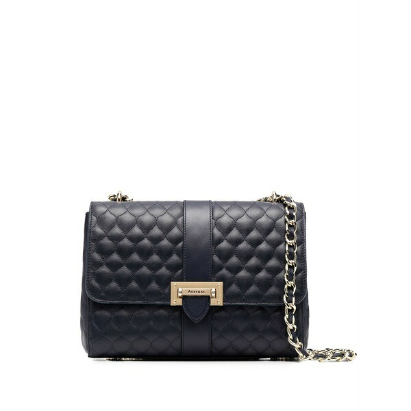 アスピナルオブロンドン レディース ショルダーバッグ 御徒面子 Lottie crossbody bag Blue