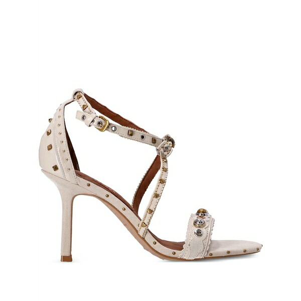 カートジェイガーロンドン レディース サンダル シューズ Mini bow eyelet-embellished sandals Neutrals