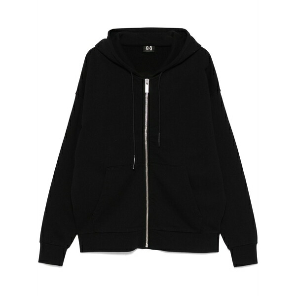 フォーティーフォー・レーベル・グループ メンズ パーカー・スウェットシャツ アウター Logo-print hoodie Black