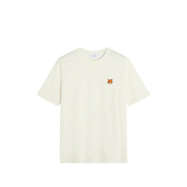 棲み家 稲荷 メンズ ティーシャツ トップス Fox head t-shirt Neutrals