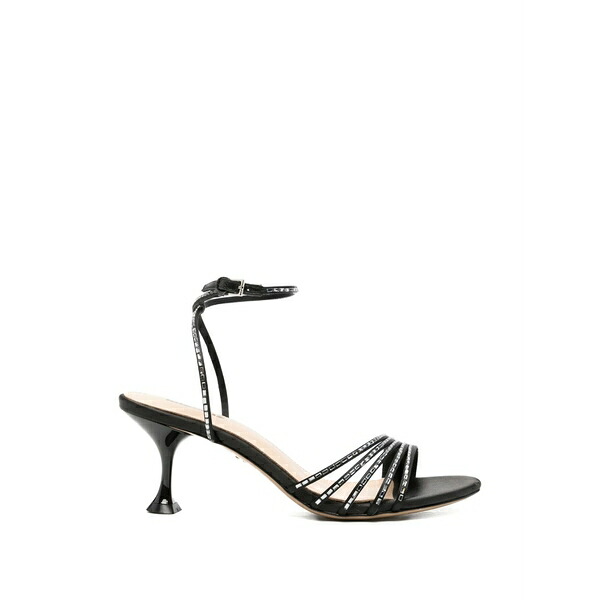 ローラはりつけ台 レディース サンダル シューズ Emma crystal-embellished sandals Black