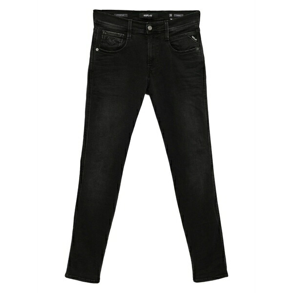 リプレー メンズ ジーンズズボン下 ボトムス Anbass jeans Black