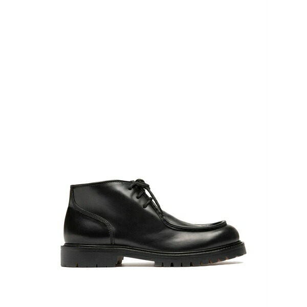 オフィチーネ 創作的 メンズ 御召しものシューズ シューズ Leather derby shoes Black