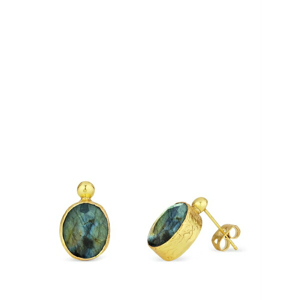 オットマンハンズ レディース ピアス&イヤリング アクセサリー labradorite aurelia earrings Gold|asty