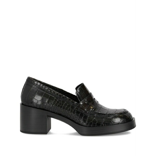 ラ サクラ色 レディース スリッポン・ローファー シューズ Cristin loafers Black