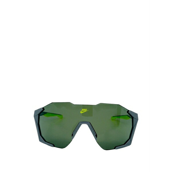 ナイキ メンズ サングラス・アイウェア 付属物 Charged shield geometric-frame sunglasses Grey