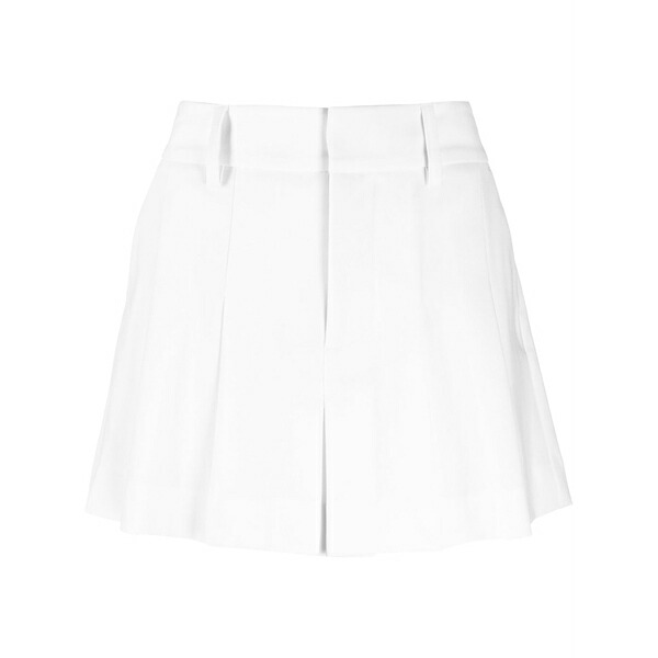 パロッシュ レディース スカート ボトムス Plisse' mid-rise mini skirt Neutrals｜asty