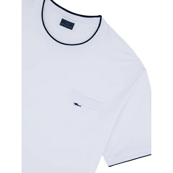 ポールアンドシャーク メンズ ティーシャツ トップス Pocket t-shirt White