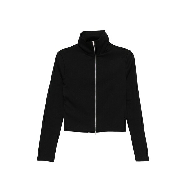 アワーレガシー レディース Tシャツ トップス Zipped long-sleeved top Black｜asty