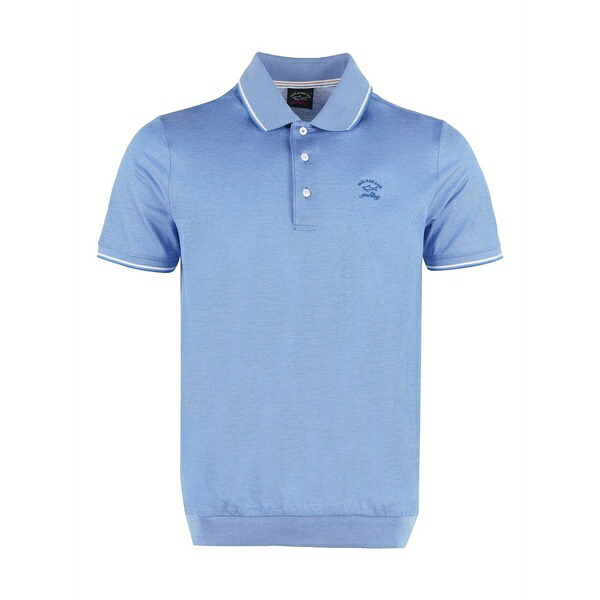 ポールアンドシャーク メンズ スポーツシャツ トップス Cotton polo shirt Blue