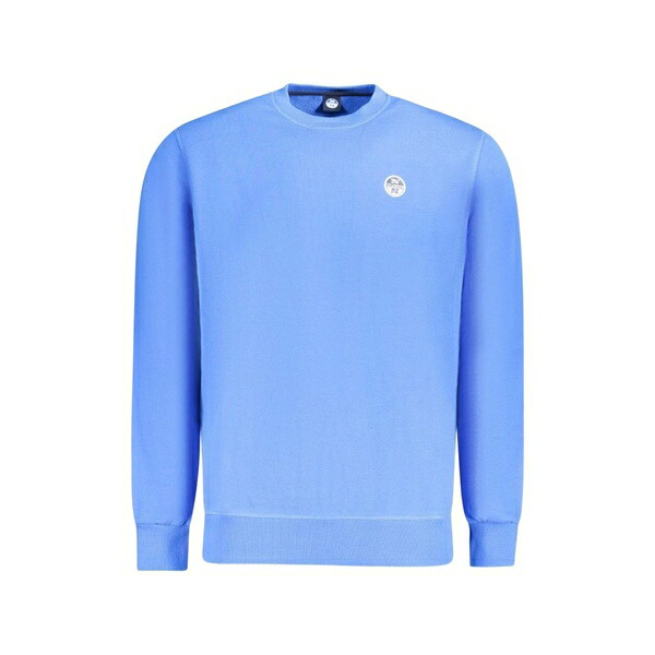 北の方大売り出し メンズ パーカー・スウェットシャツ アウター Logo-embroidered crew-neck sweatshirt Blue