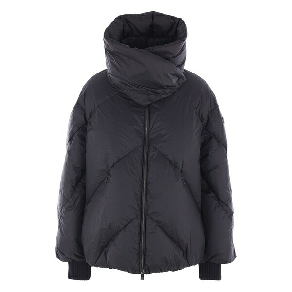 タトラス レディース 上衣＆上衣 アウター Echeveria quilted high-neck jacket Black