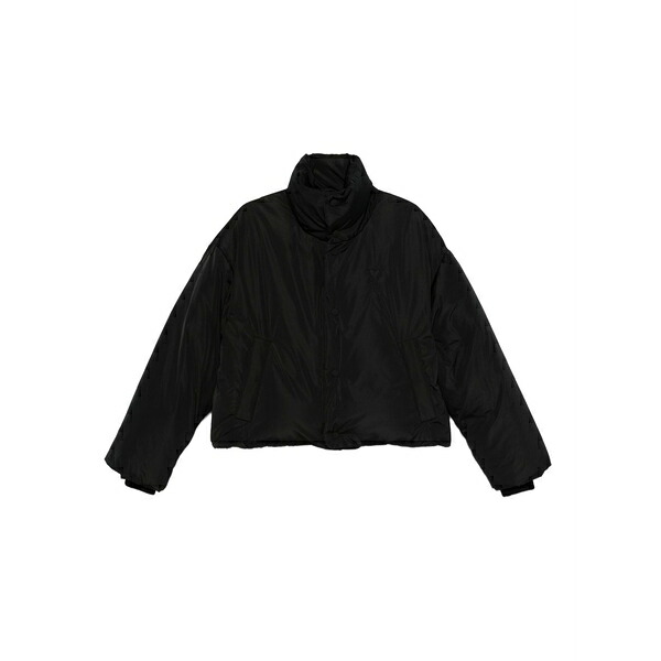 意中の女 レディース 上衣＆上衣 アウター High-neck puffer jacket Black